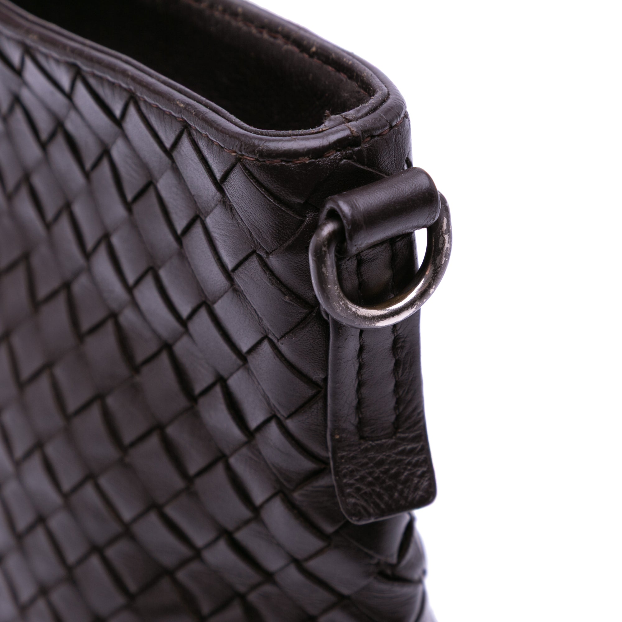 Leather Intrecciato Crossbody