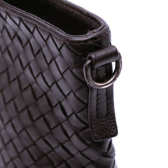 Leather Intrecciato Crossbody