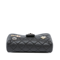 Mini Reissue 2.55 Quilted Calfskin Lucky Charms Clutch on Chain