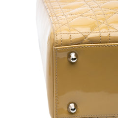 Large Patent Cannage Lady Dior