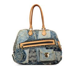 Monogram Denim Patchwork Bowly