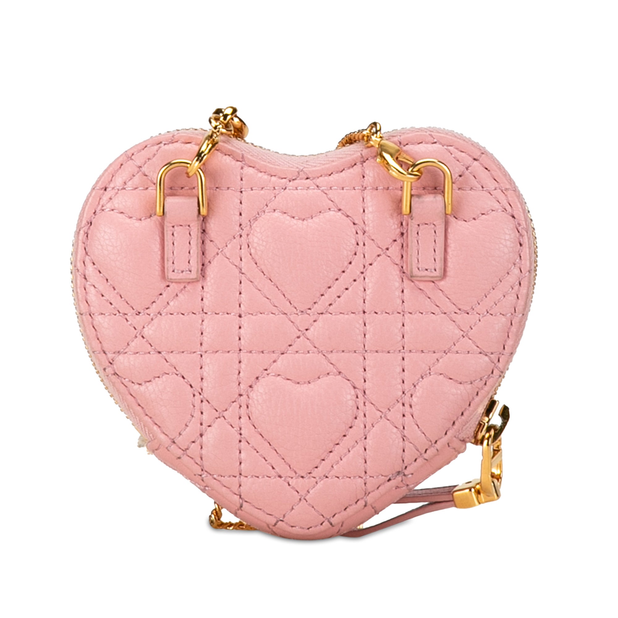 Caro Heart Pouch with Chain_2