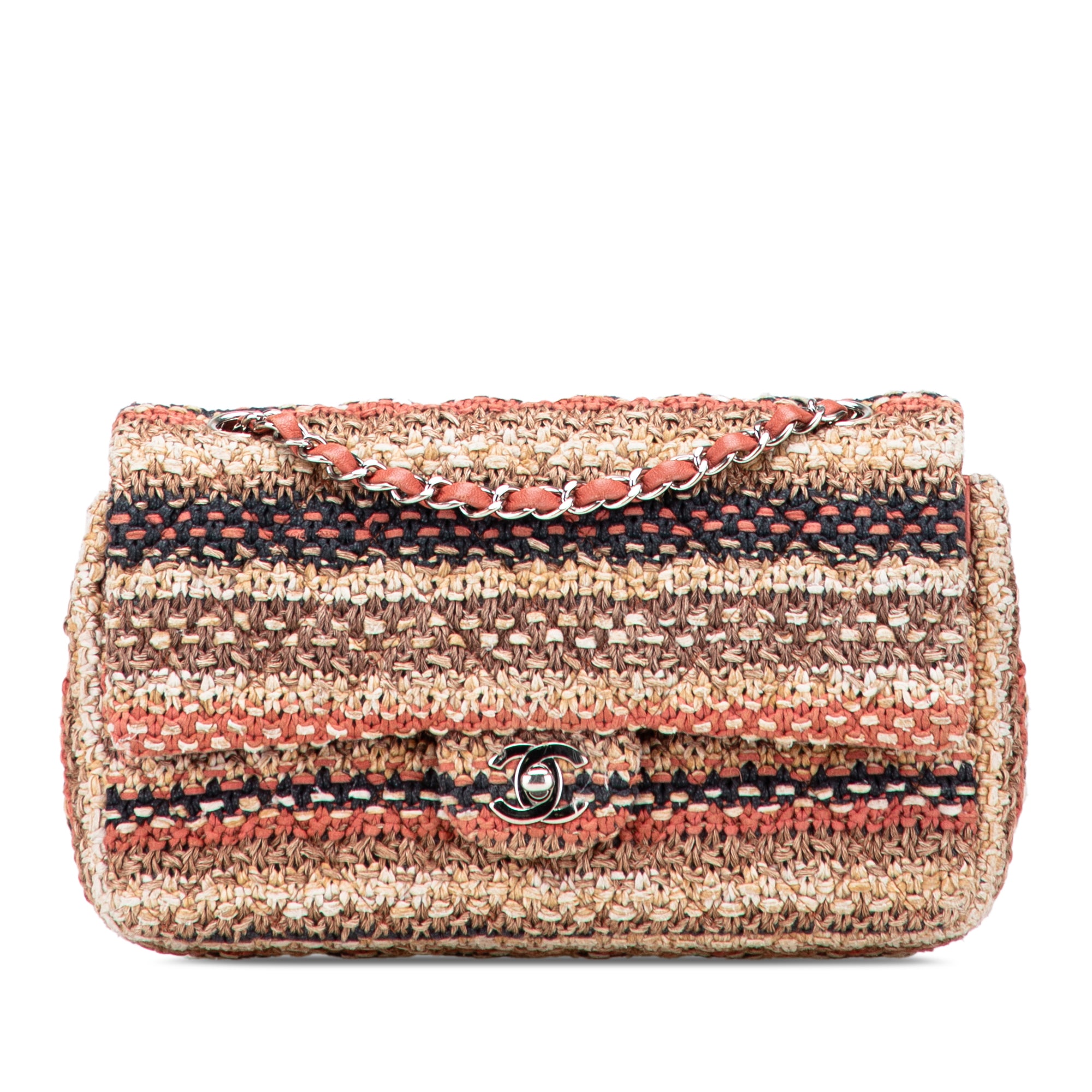 Medium Classic Tweed Double Flap