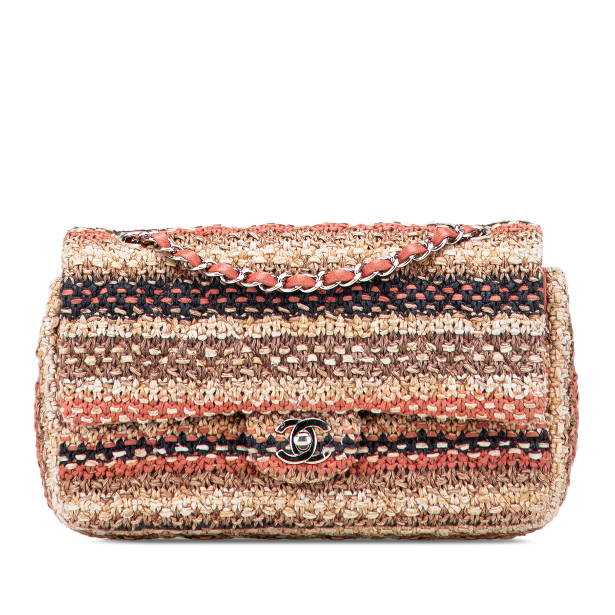 Medium Classic Tweed Double Flap