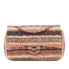 Medium Classic Tweed Double Flap