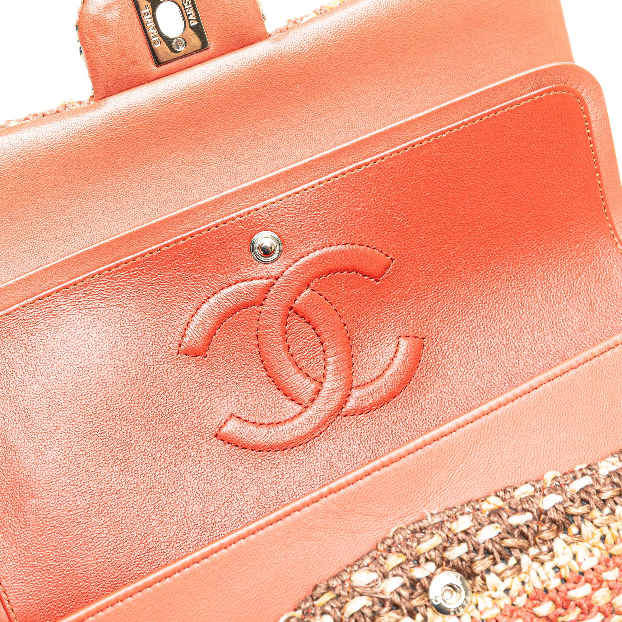 Medium Classic Tweed Double Flap