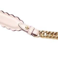 Small Scalloped Leather Kan I Crossbody