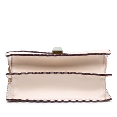 Small Scalloped Leather Kan I Crossbody