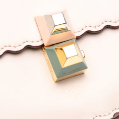 Small Scalloped Leather Kan I Crossbody