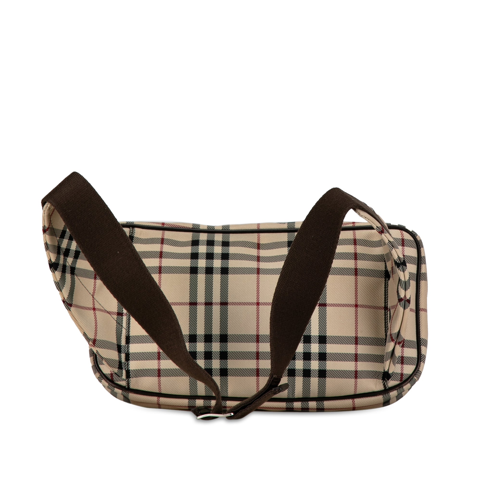 House Check Canvas Belt Bag