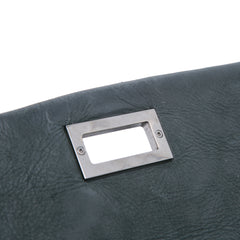 Chocolate Bar Iridescent Calfskin Bubble Flap