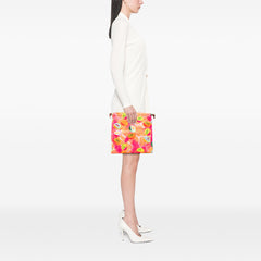 Paulas Ibiza Canvas Bottle Cap Print Drawstring Pouch