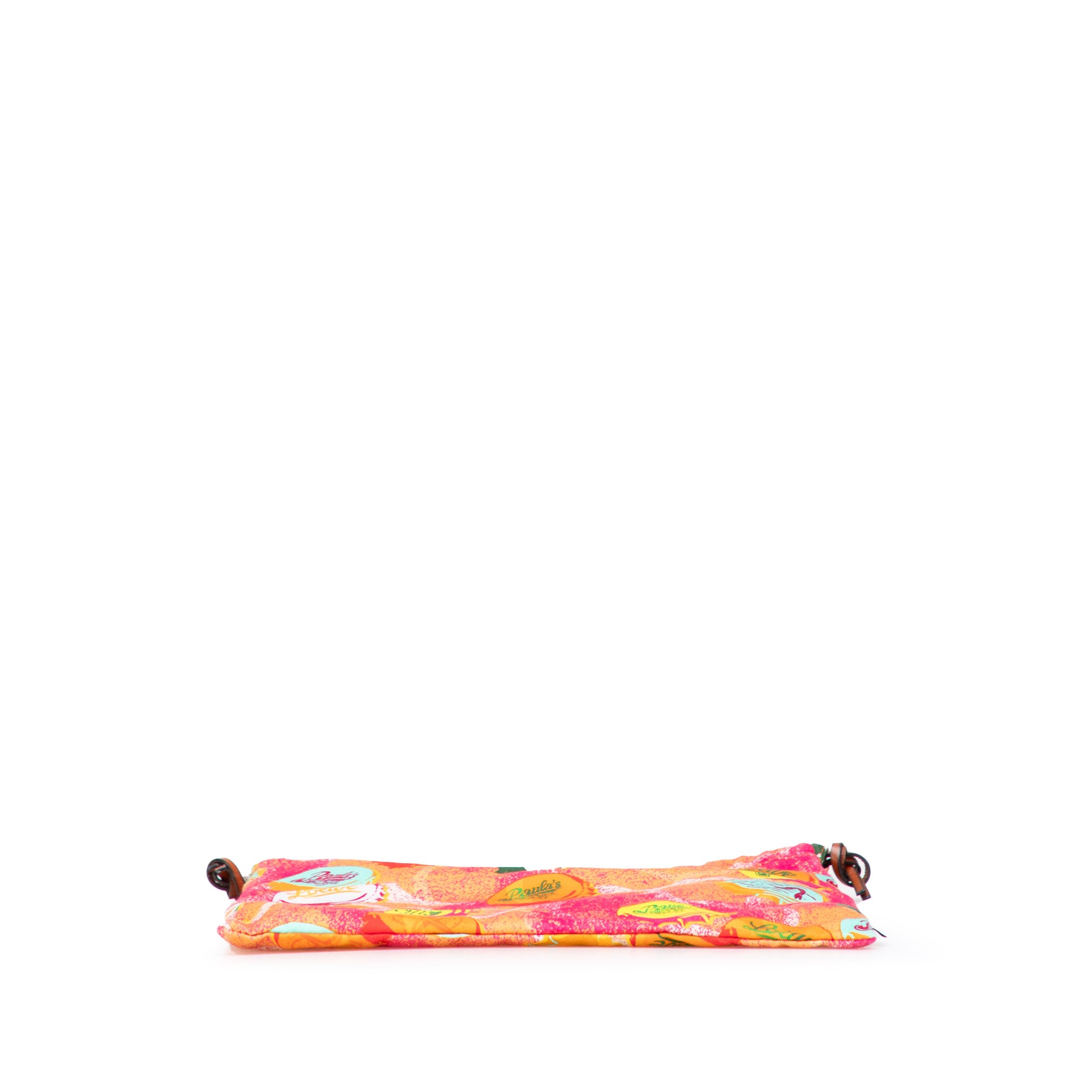Paulas Ibiza Canvas Bottle Cap Print Drawstring Pouch