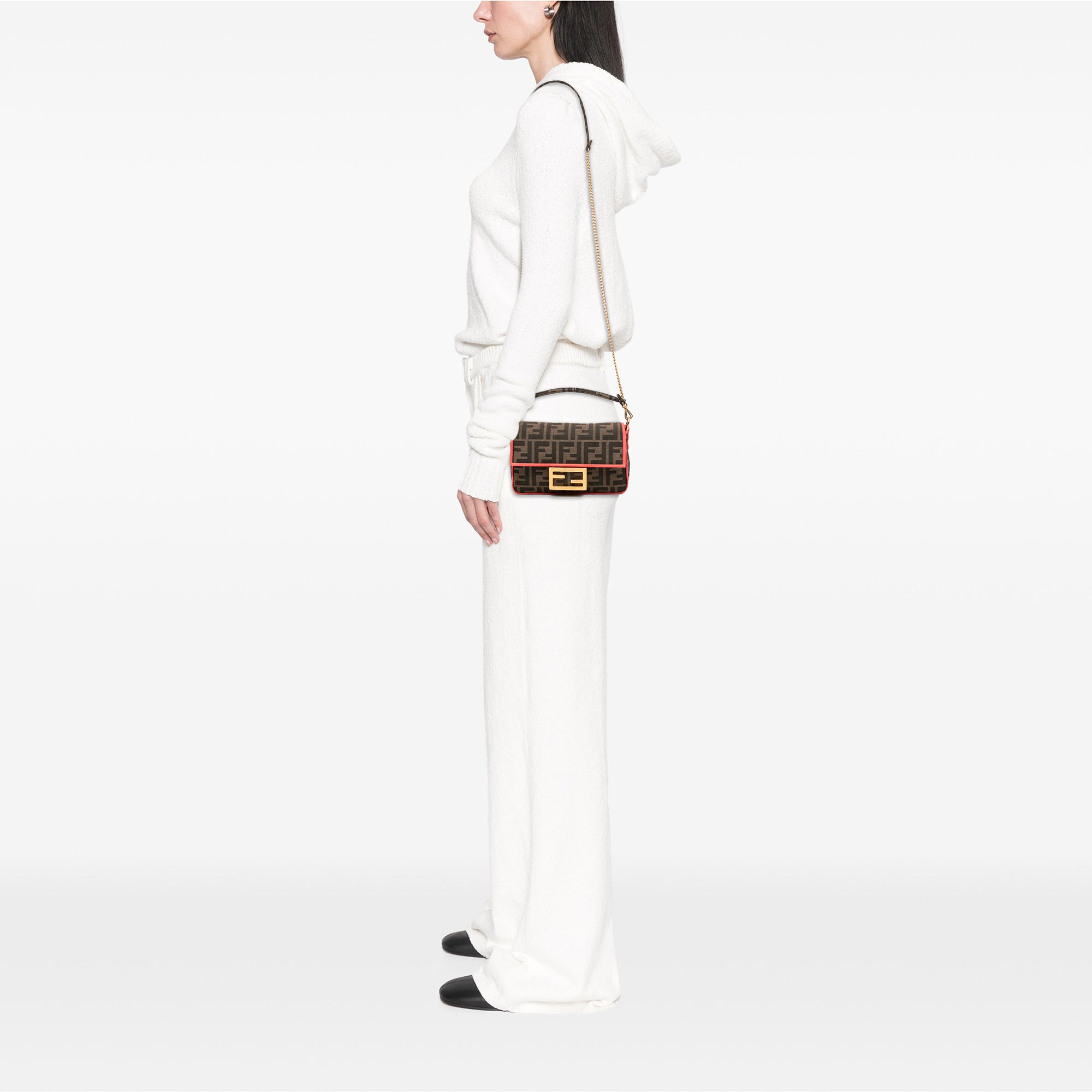 Mini Zucca Canvas 1974 Roma Amor Baguette Crossbody