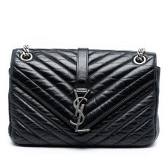 Medium Crinkled Calfskin Punk Chain Bag