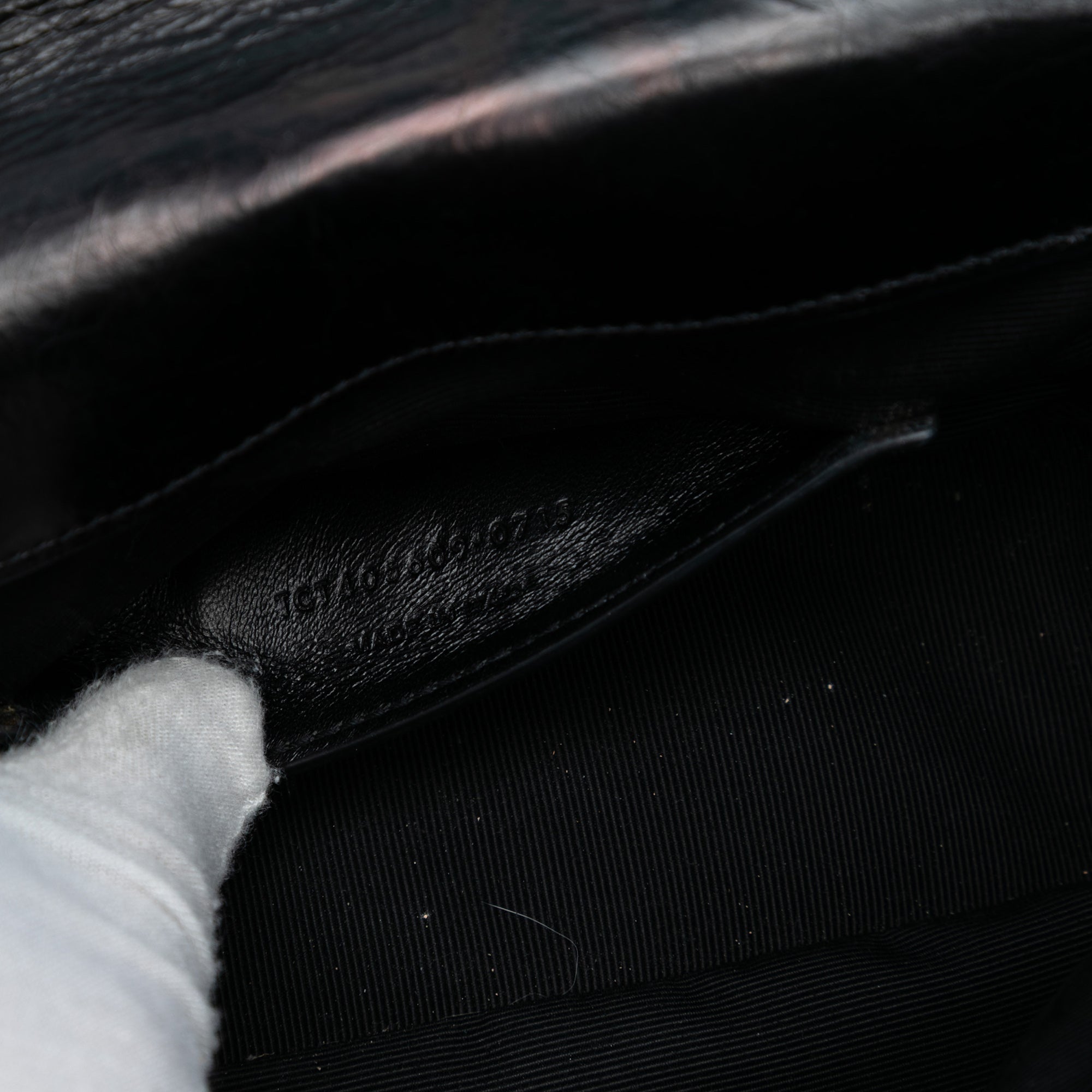 Medium Crinkled Calfskin Punk Chain Bag