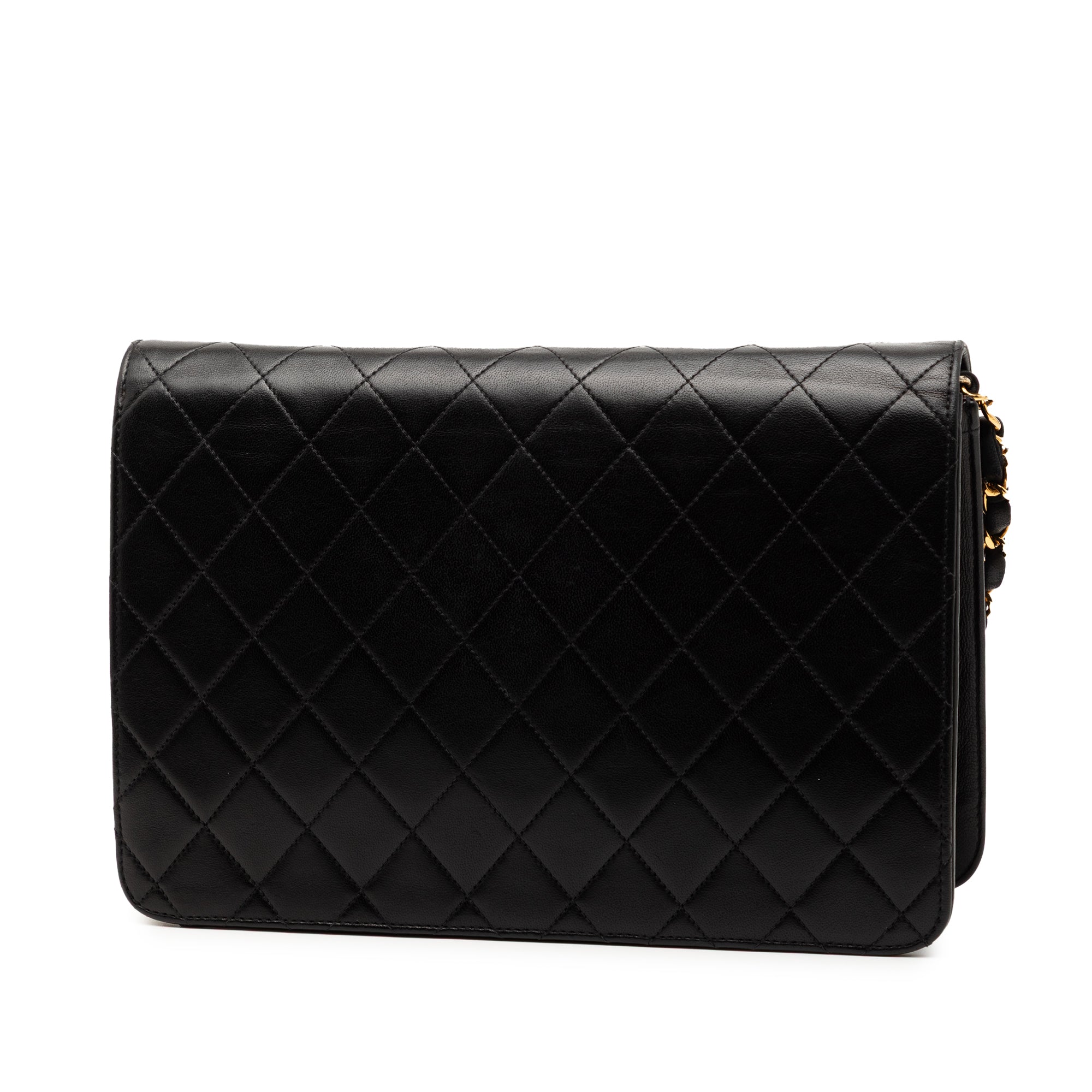 CC Quilted Lambskin Single Flap