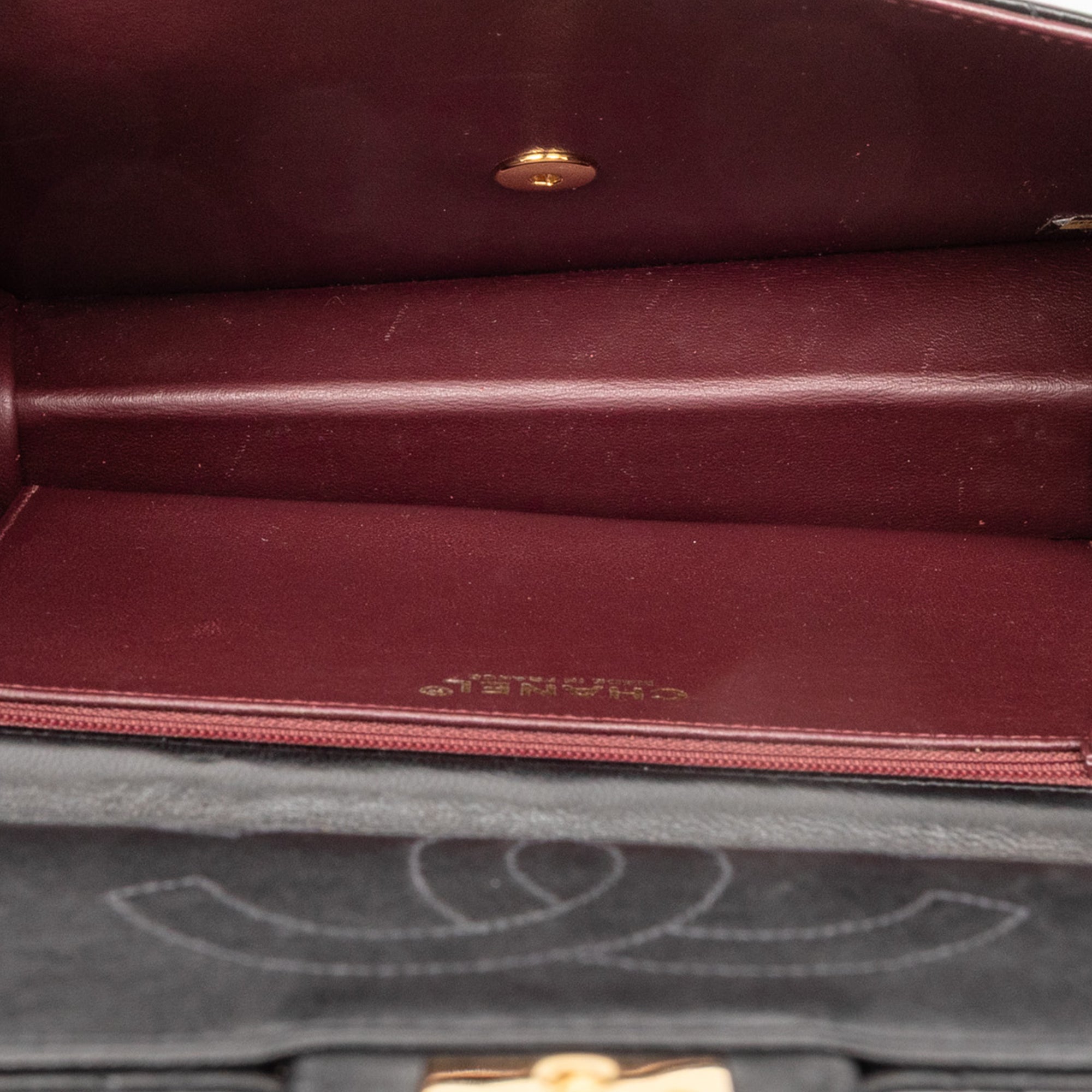 CC Quilted Lambskin Single Flap