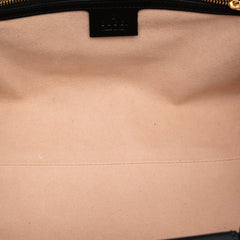 Small Leather Bamboo Nymphaea Satchel