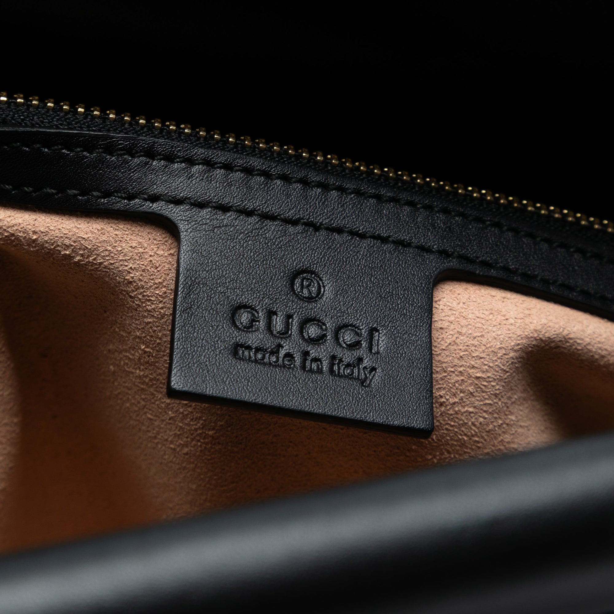 Small Leather Bamboo Nymphaea Satchel