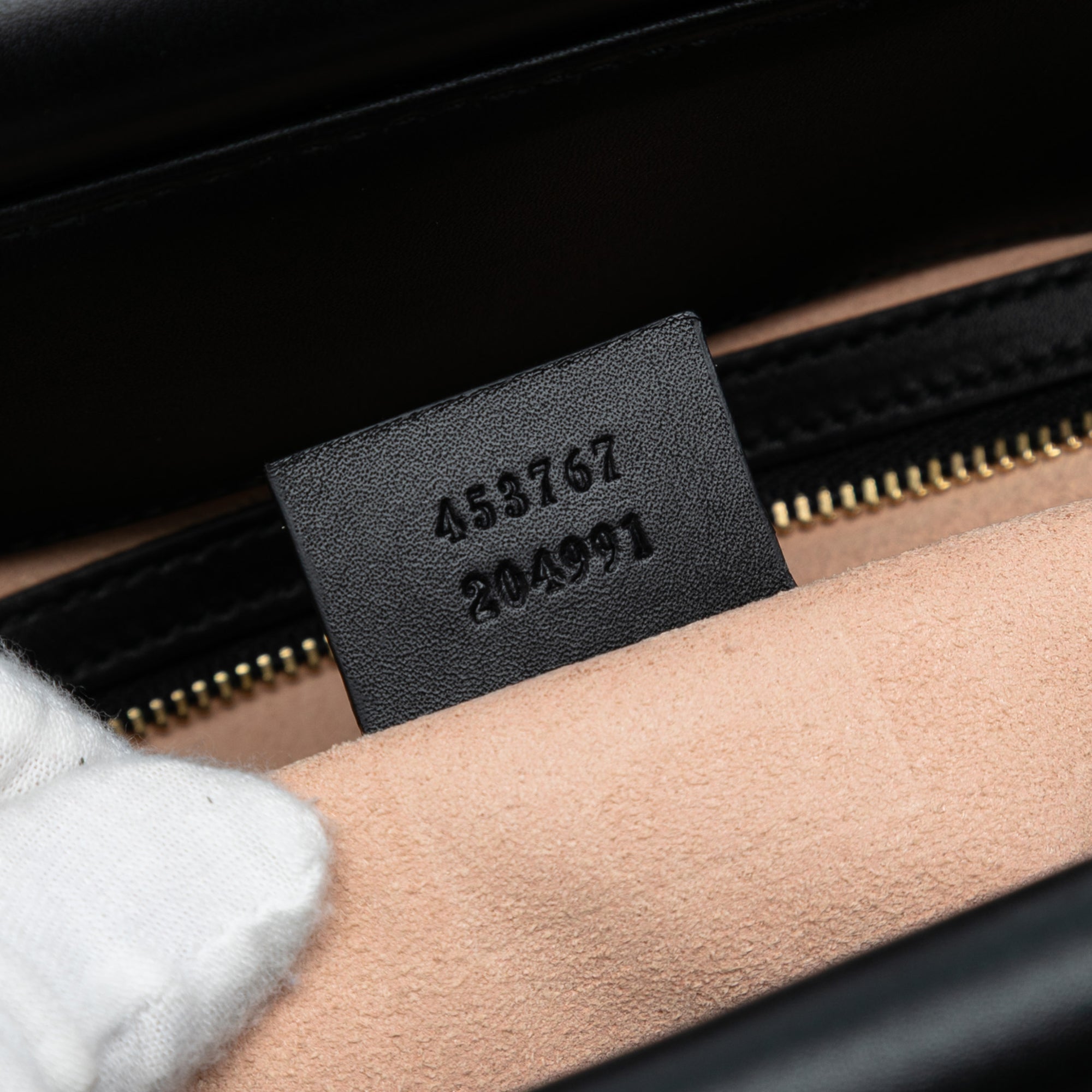 Small Leather Bamboo Nymphaea Satchel