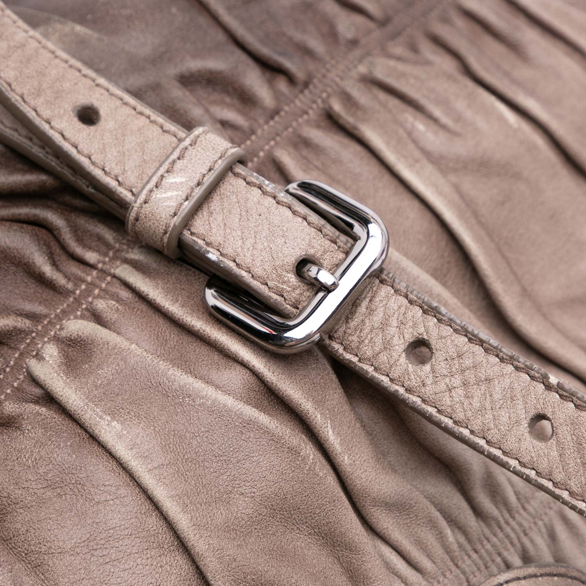 Nappa Gaufre Ombre Satchel