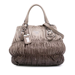 Nappa Gaufre Ombre Satchel