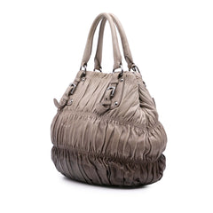 Nappa Gaufre Ombre Satchel