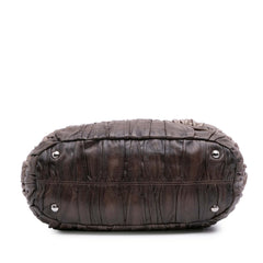 Nappa Gaufre Ombre Satchel