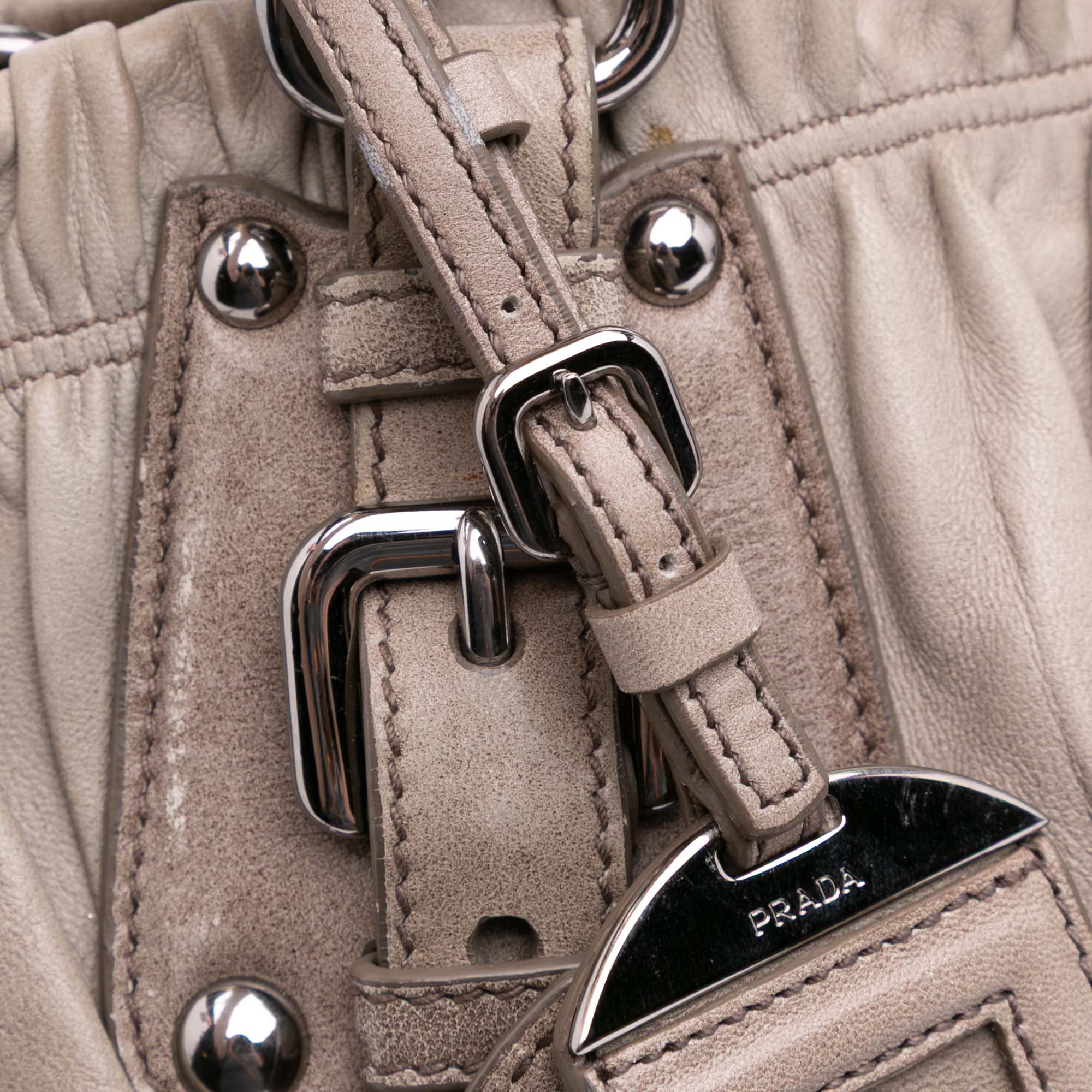 Nappa Gaufre Ombre Satchel