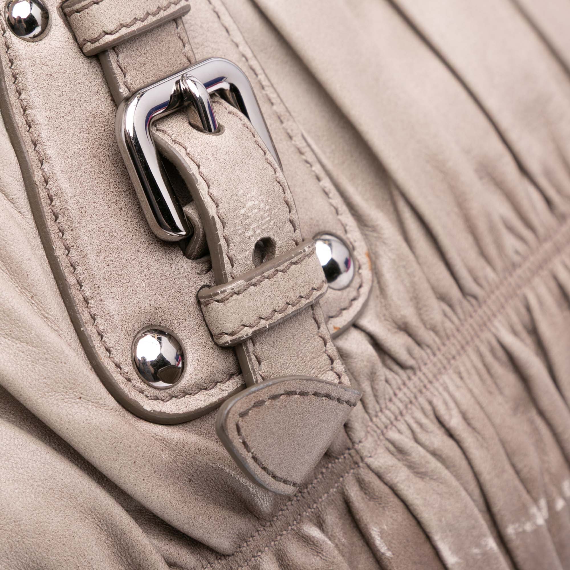 Nappa Gaufre Ombre Satchel