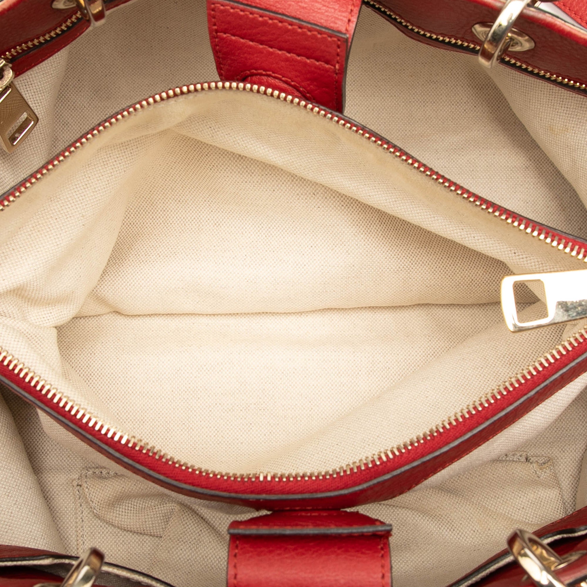 Medium Calfskin Bamboo Shopper Satchel