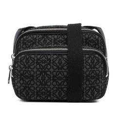 Mini Anagram Canvas Logo Camera Bag