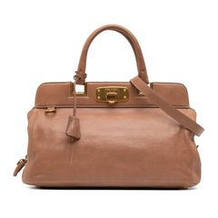 Glace Calf Frame Satchel