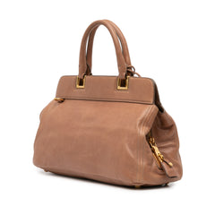 Glace Calf Frame Satchel