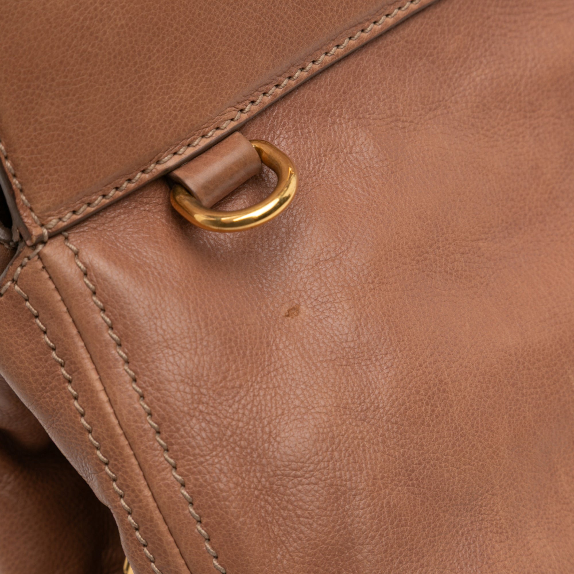 Glace Calf Frame Satchel