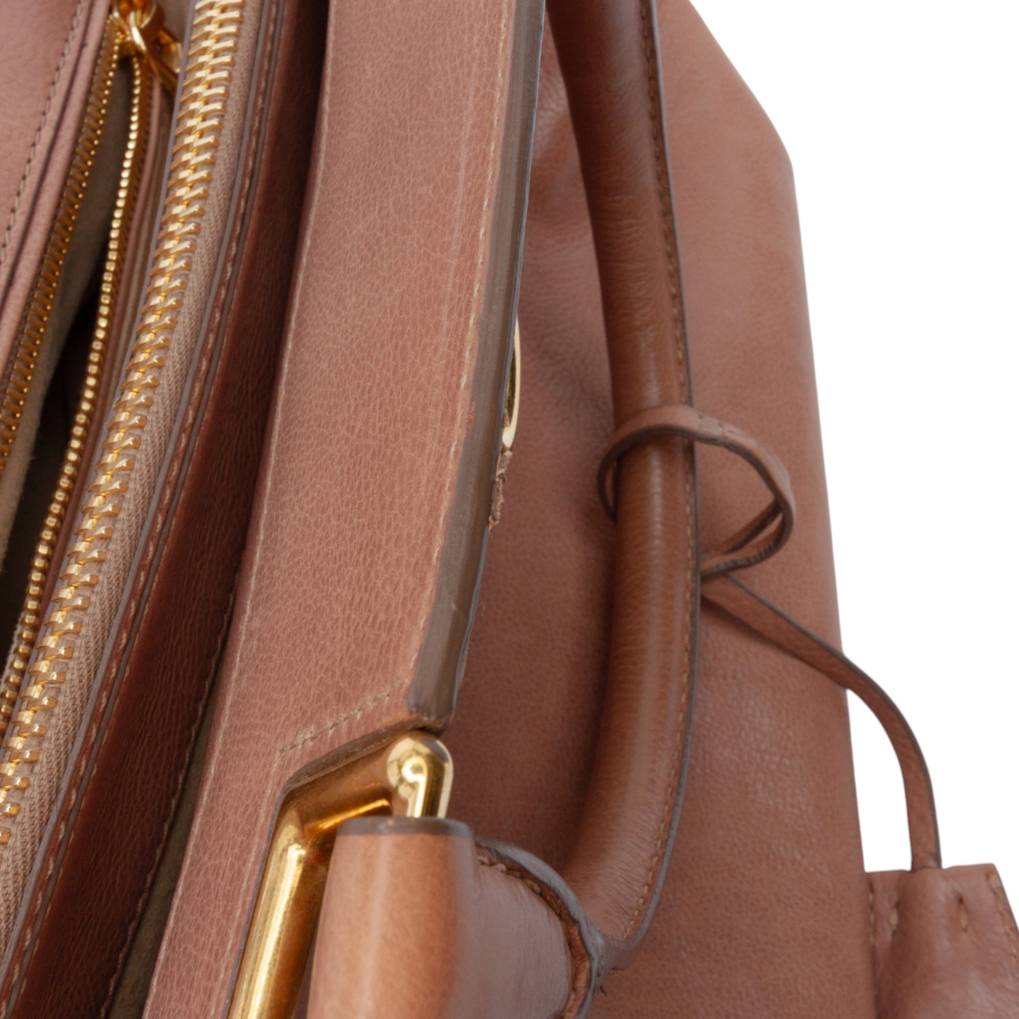 Glace Calf Frame Satchel