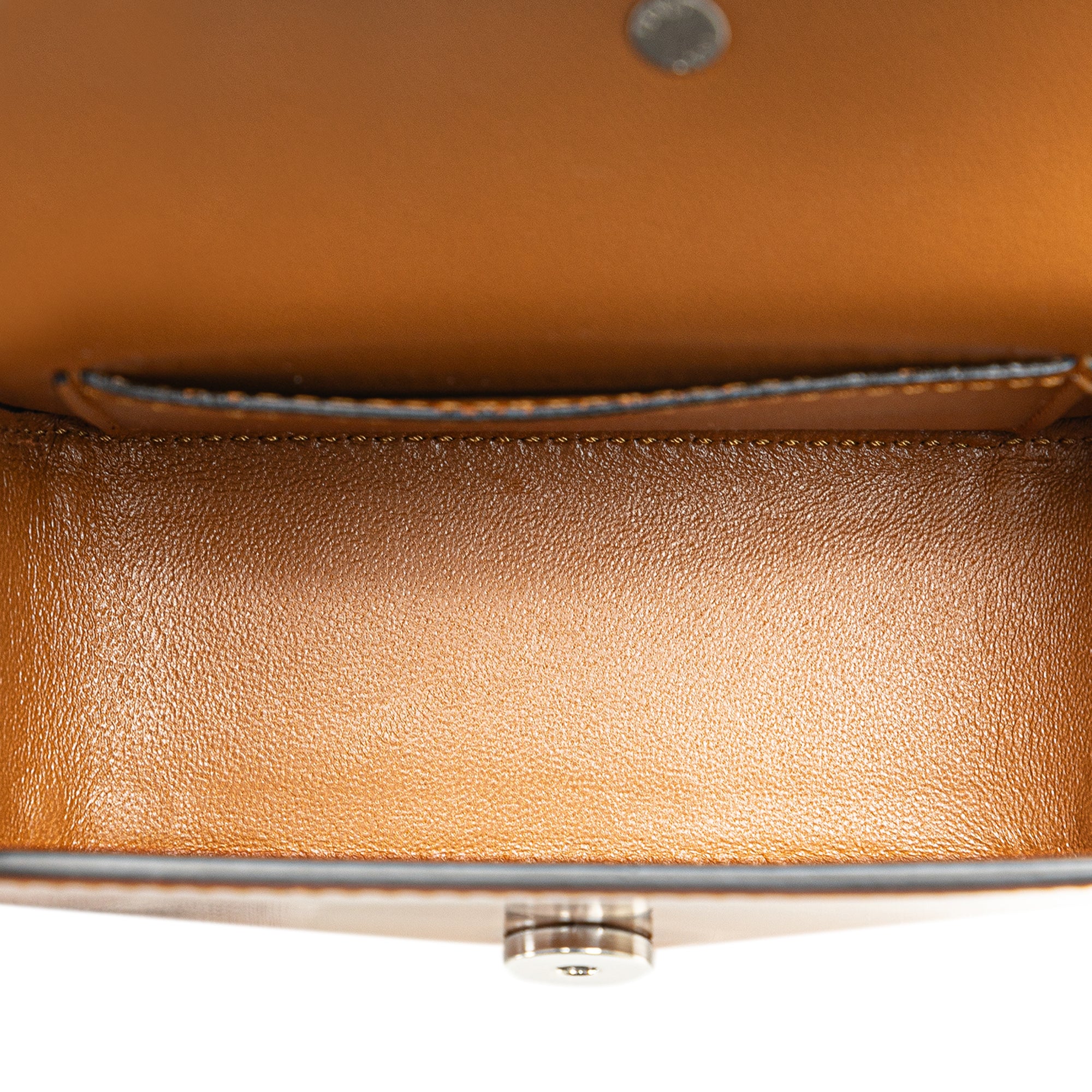 Nano Bag F Glossy Calfskin Handbag