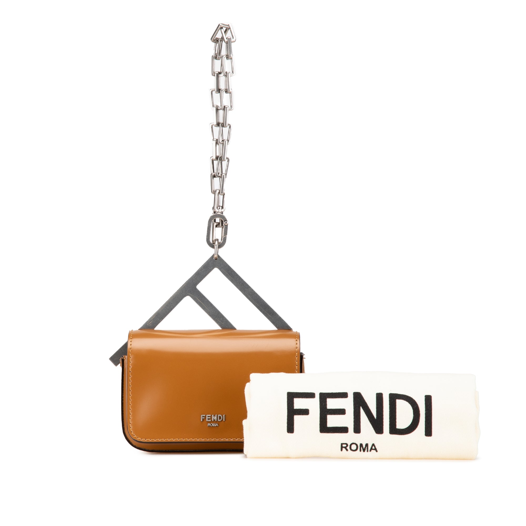 Nano Bag F Glossy Calfskin Handbag