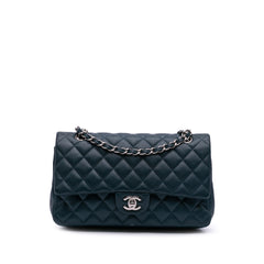 Medium Classic Caviar Double Flap