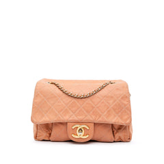 Quilted Calfskin Chic Quilt Flap