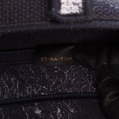 Canvas Embroidered Tie Dye Saddle Bag