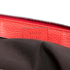 Leather GG Charm Dome Satchel