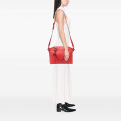 Leather GG Charm Dome Satchel