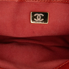 Mini CC Quilted Caviar Single Flap Messenger
