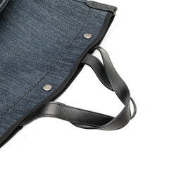 Denim Logo Satchel