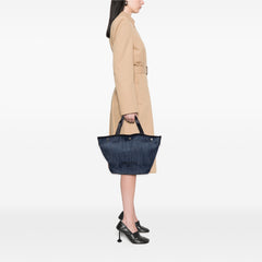 Denim Logo Satchel