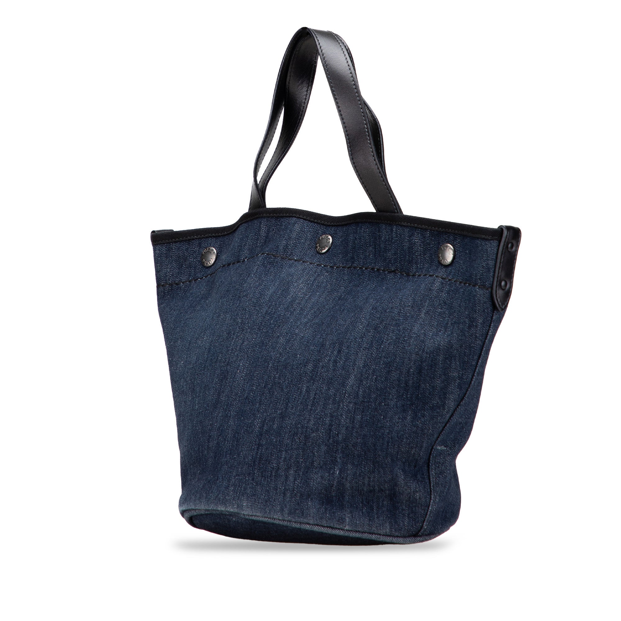 Denim Logo Satchel