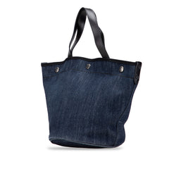 Denim Logo Satchel