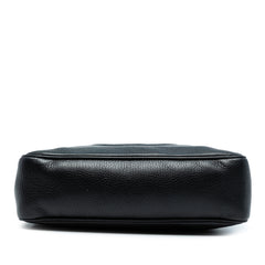 Pebbled Leather Soho Chain Zip Shoulder Bag